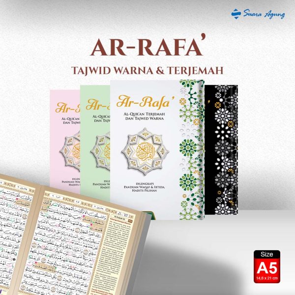 Alquran Tajwid warna dan Terjemah Ar Rafa' Suara Agung Partner