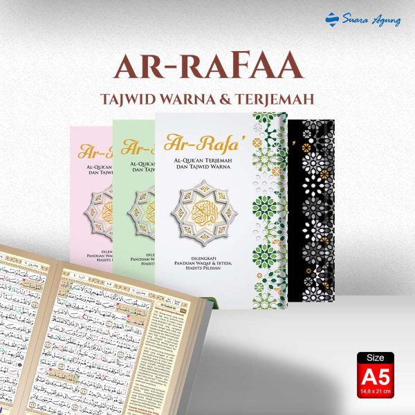 Alquran Tajwid warna dan Terjemah Ar Rafa' Suara Agung